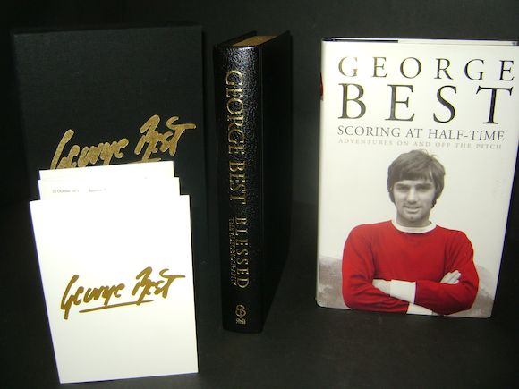 Bonhams : 'Blessed' autobiography and 'Scoring at half-time', hand ...