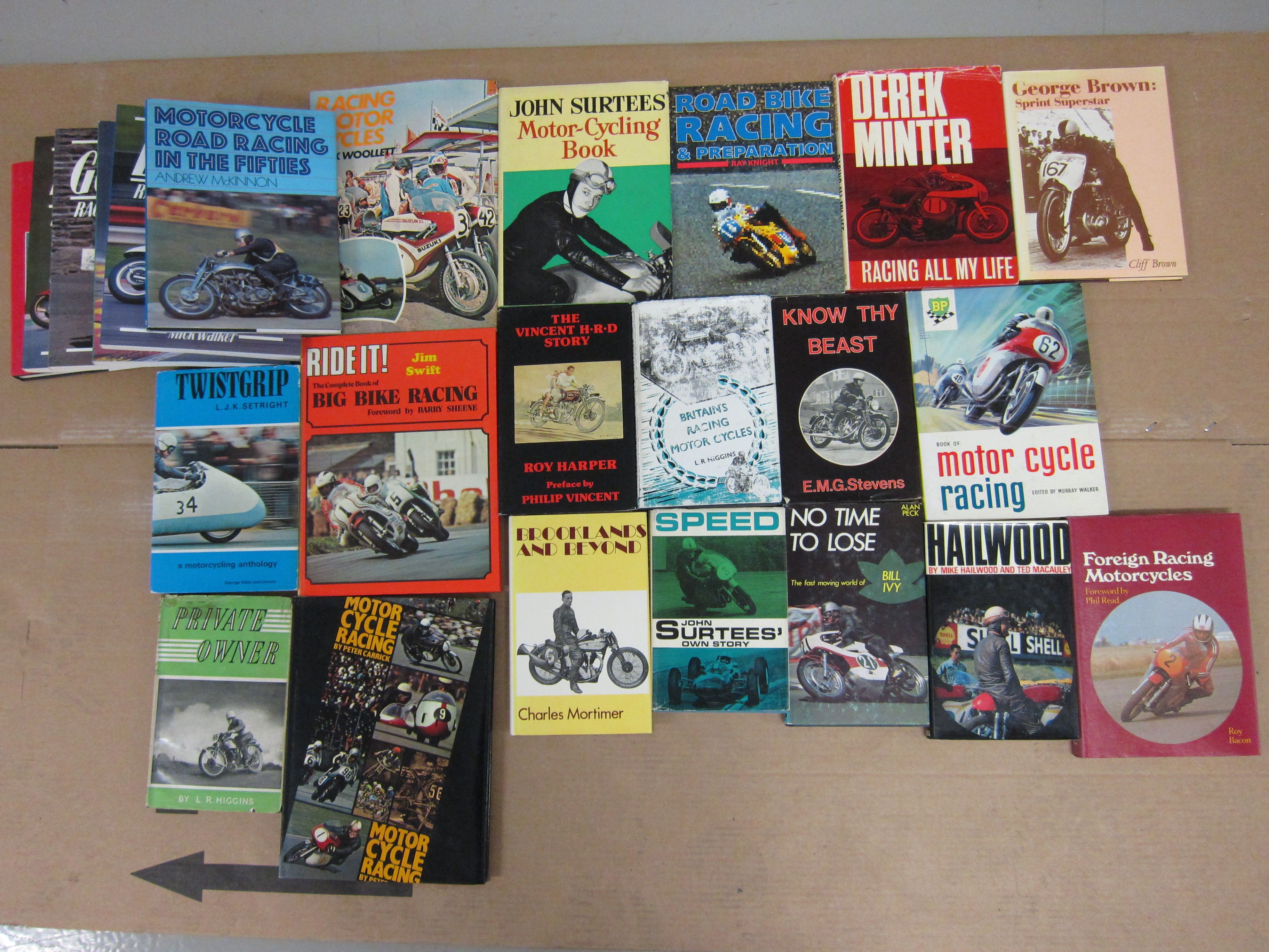 Bonhams Cars : Motorcycle racing related books,