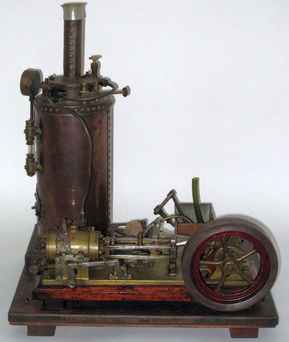 Bonhams : Live steam engine, circa 1909