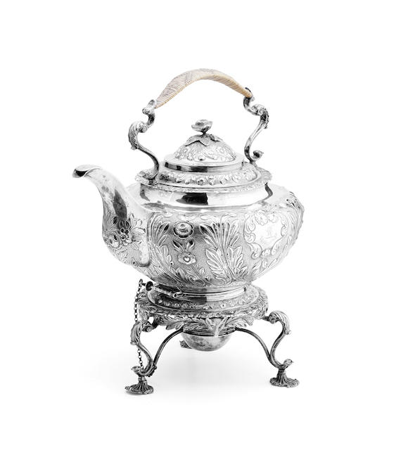 Bonhams : A tea kettle on stand London 1914