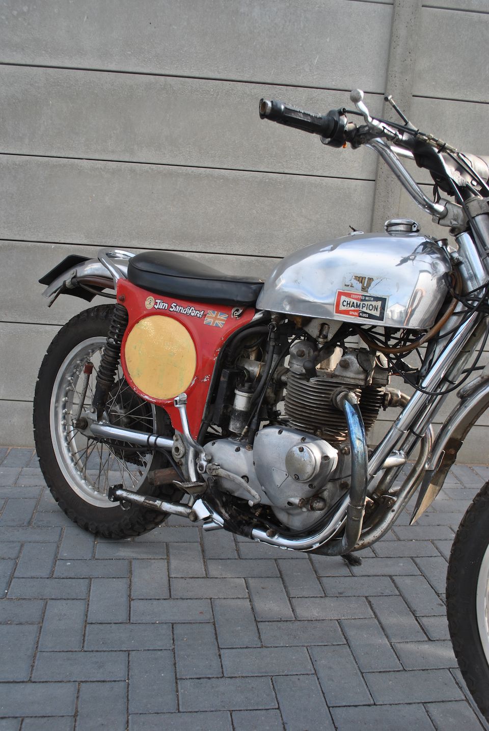 Bonhams The exJim Sandiford, ISDT,1970 Cheney Triumph 504cc Tiger