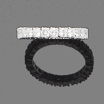 A diamond eternity ring