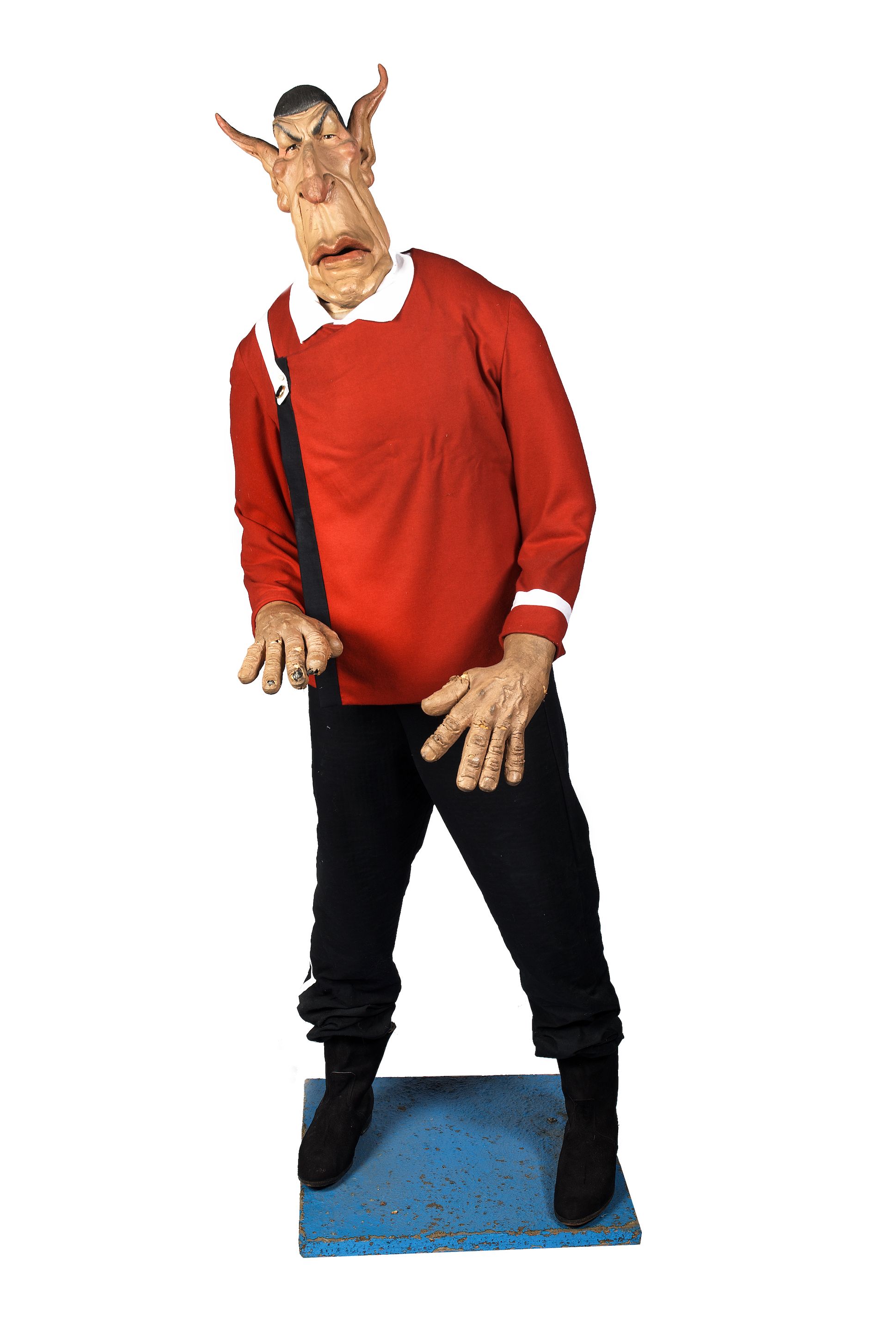 Spitting Image: a Mr. Spock puppet,
