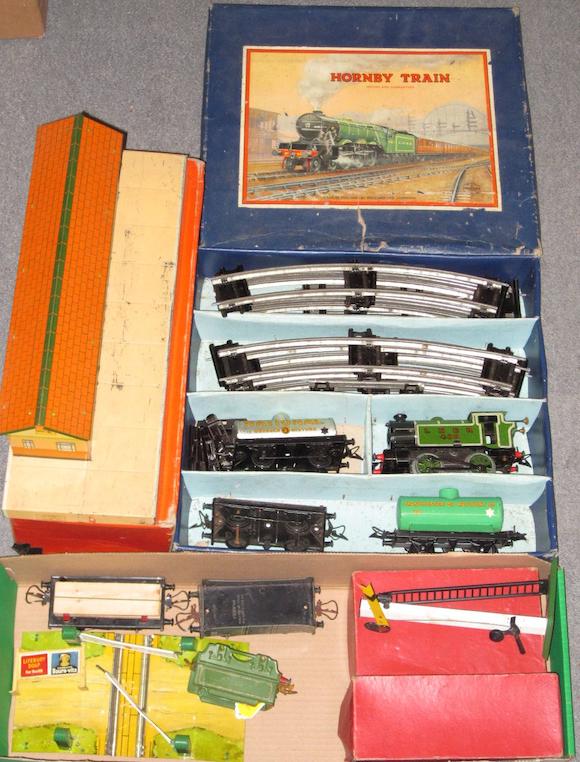 Bonhams : Hornby No.201 Tank Goods Set LNER