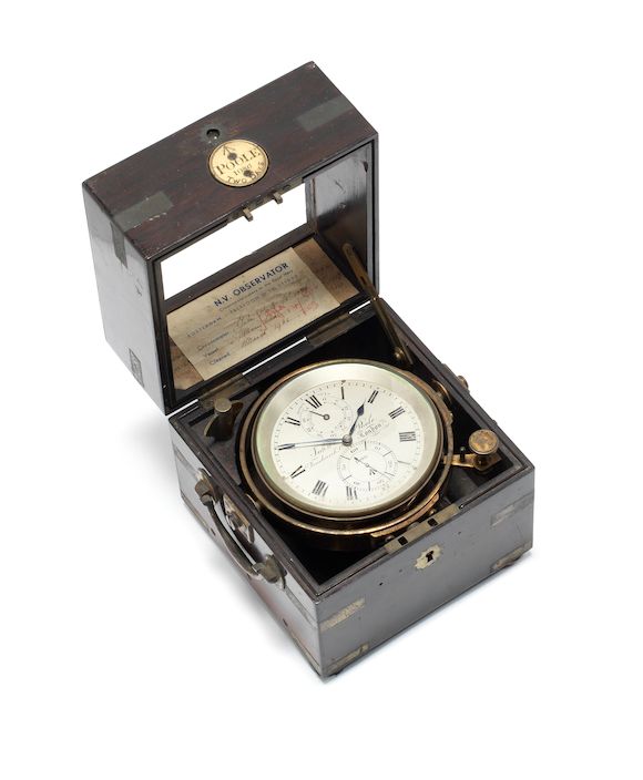 Longitude Marine Chronometer Clock Arnold Son Longitude Titanium
