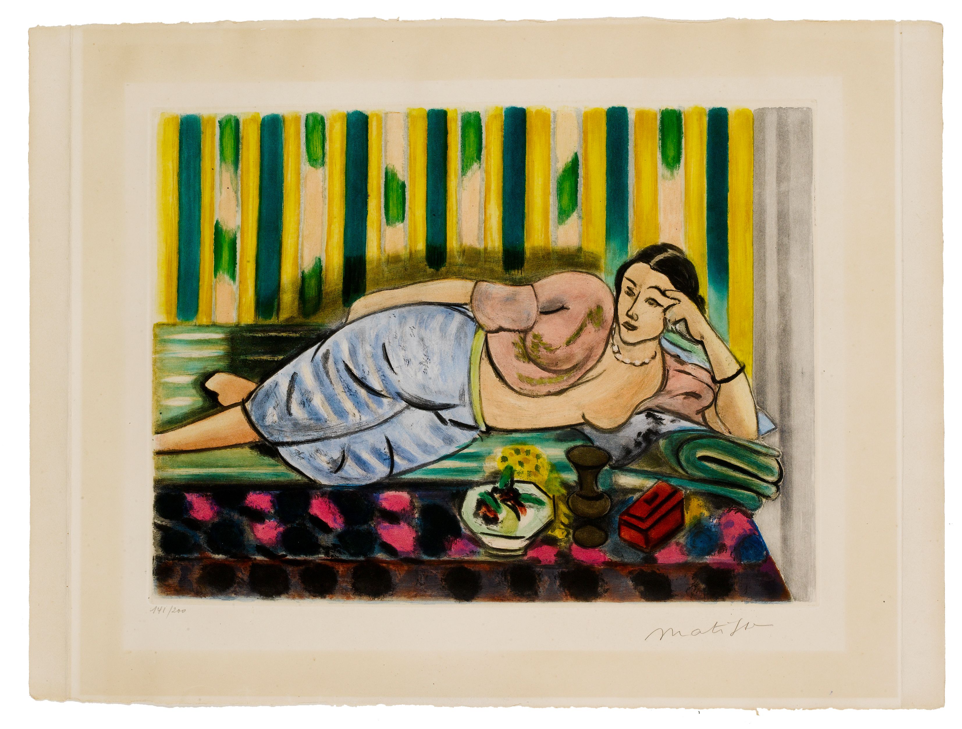 Odalisque Au Coffret Rouge