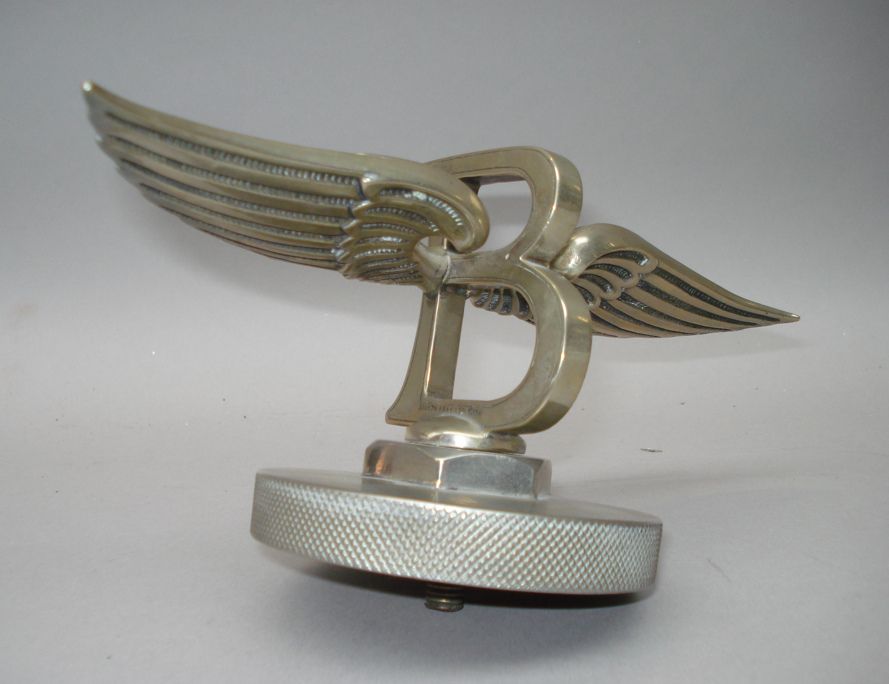Bonhams Cars : A 'Winged B' mascot to suit an Eight Litre Bentley,