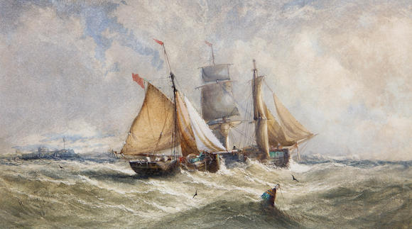 Bonhams : William Callcott Knell (British, 1830-1876) Off to the ...