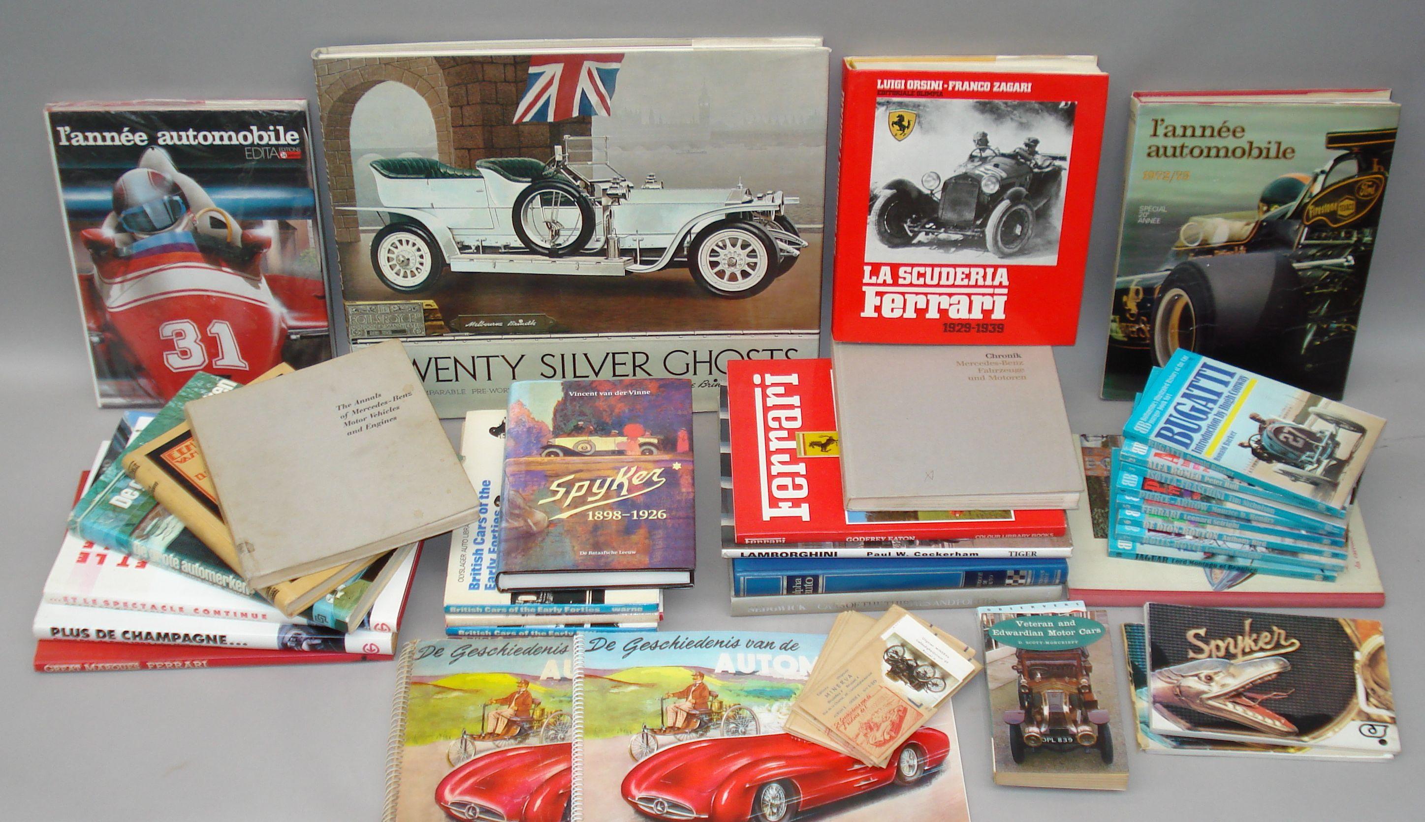 Bonhams Cars : Assorted motoring books,