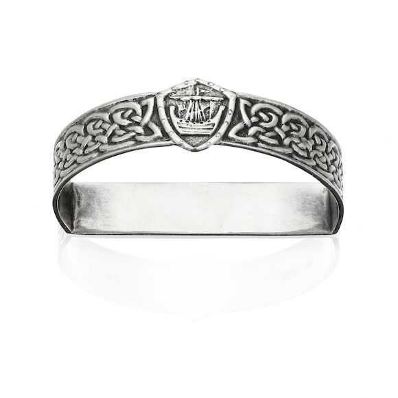 Bonhams : A silver napkin ring By Alexander Ritchie of Iona, with ...
