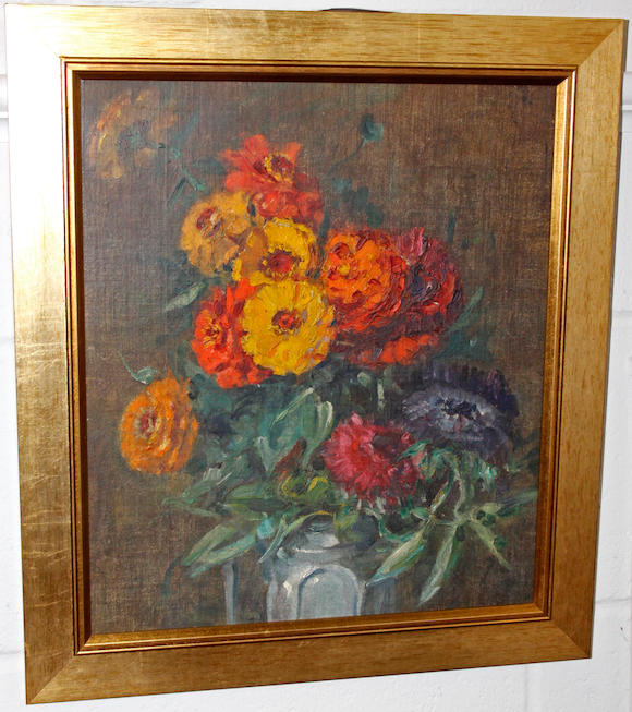 Bonhams Lily Blatherwick (Scottish, 18541934) Flowerpiece,