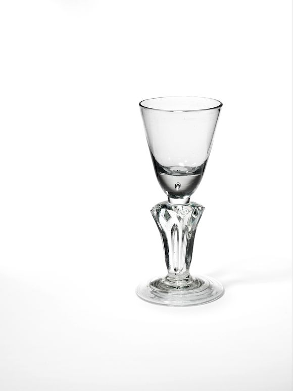 Bonhams A rare panel moulded stem I Royal commemorative wine