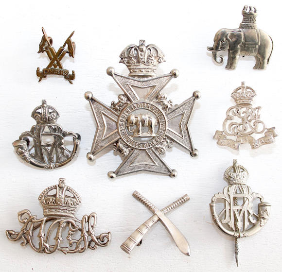 Bonhams : Indian Army Other Ranks' Cap Badges