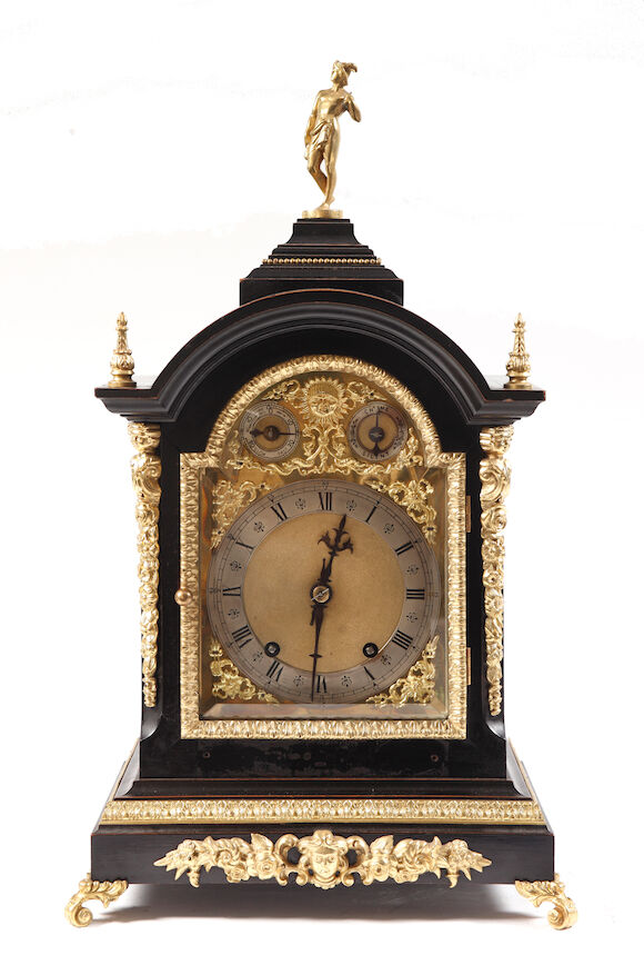 Bonhams : A German late 19th Century ebonized and giltmetal mounted ...