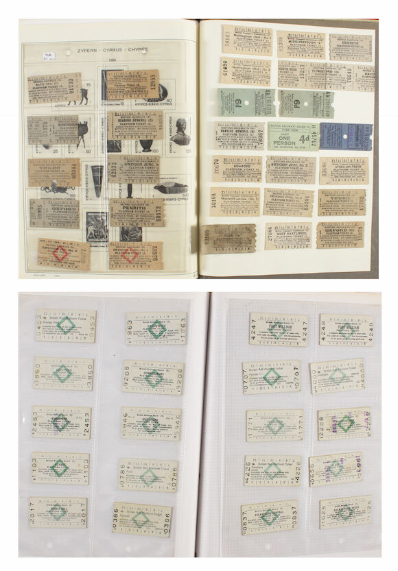 Bonhams : A collection of BR platform tickets