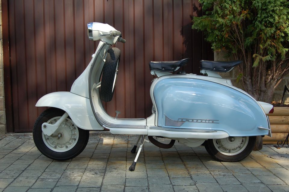Lambretta Li 125 Engine Upgrade  : Li Models Came Equipped With Two Saddle Seats, Tv.