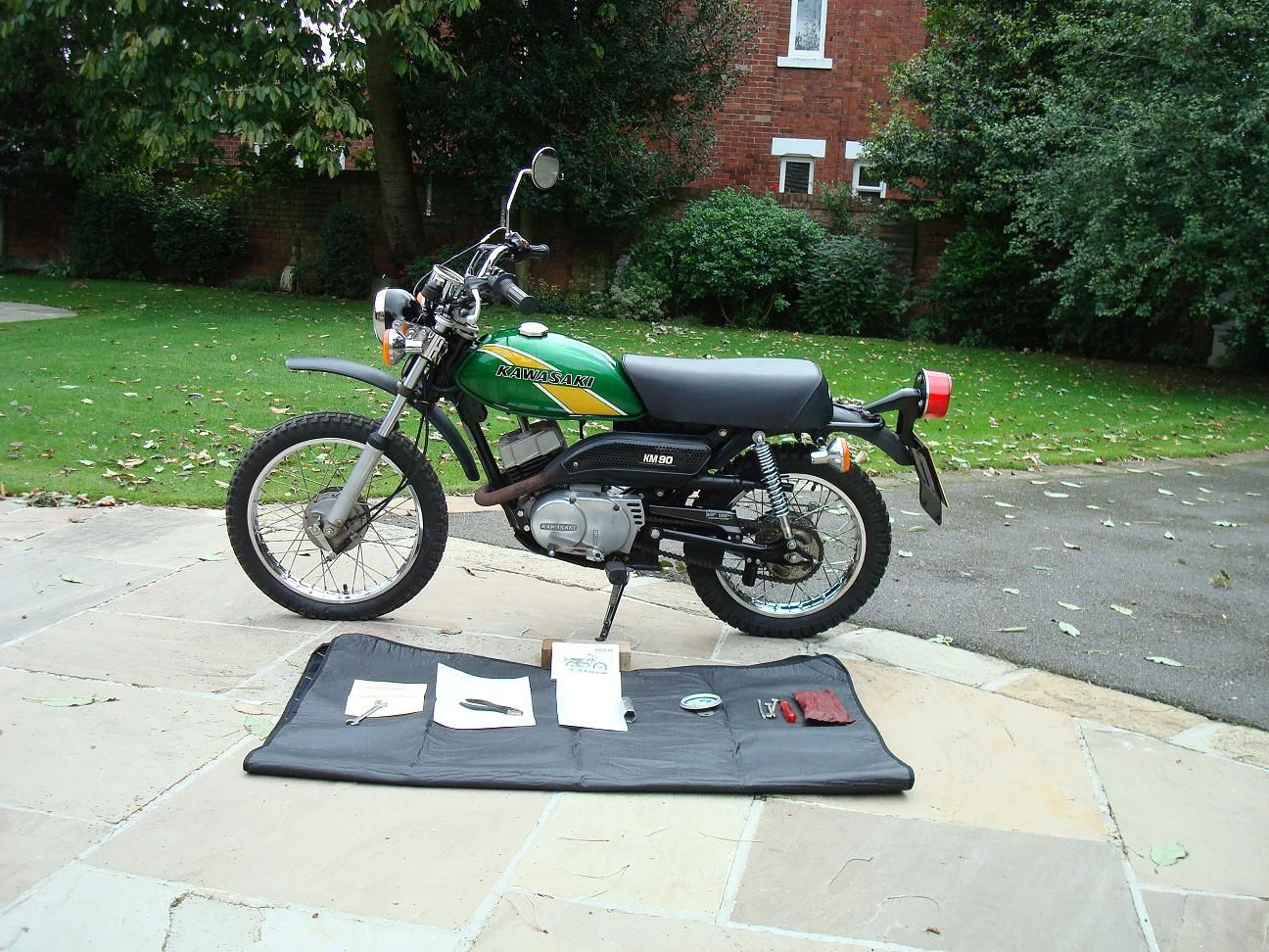 kawasaki KM90　バイク　ビンテージオフロード L_km90_1979.jpg