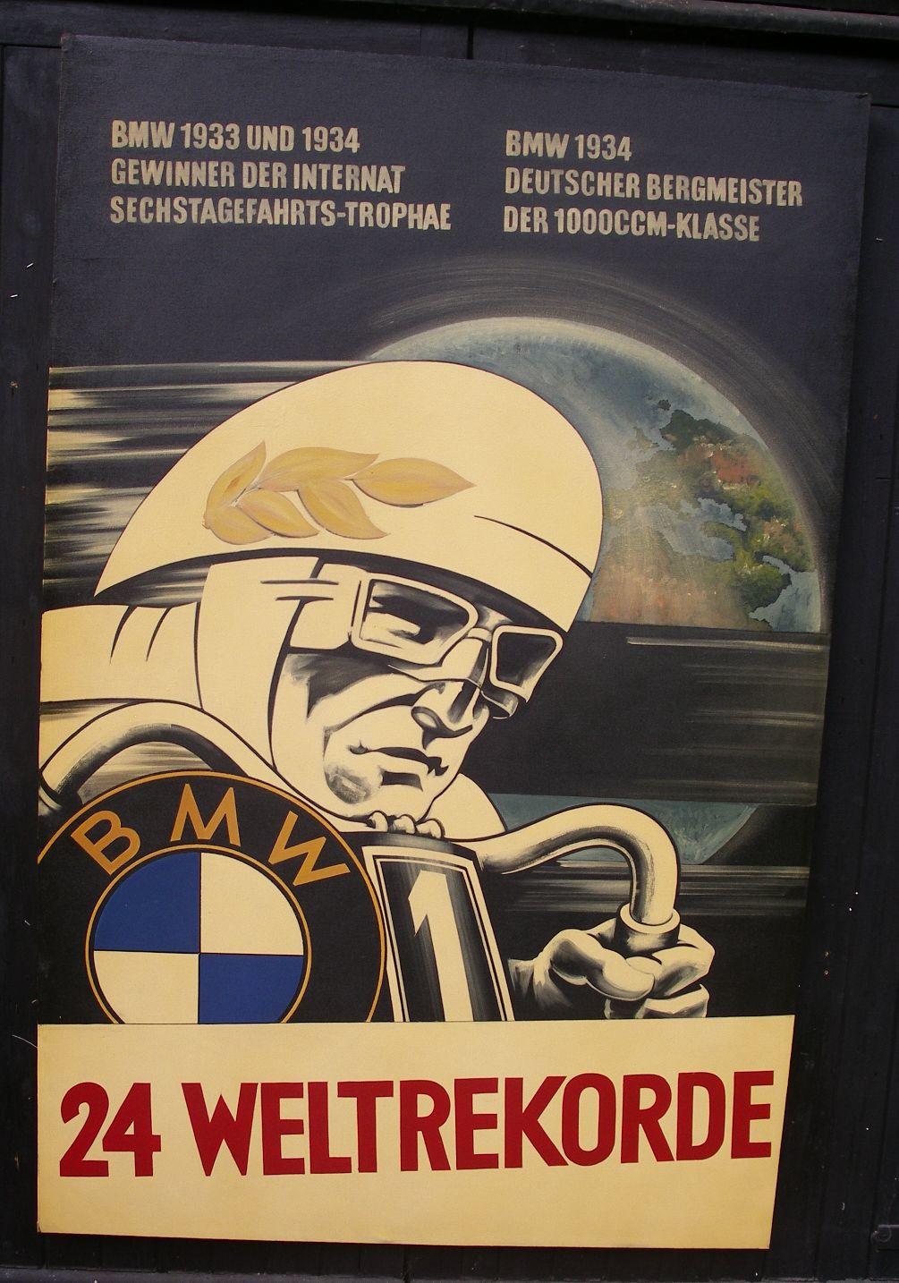 BMW Poster 1934 - 24 Weltrekorde