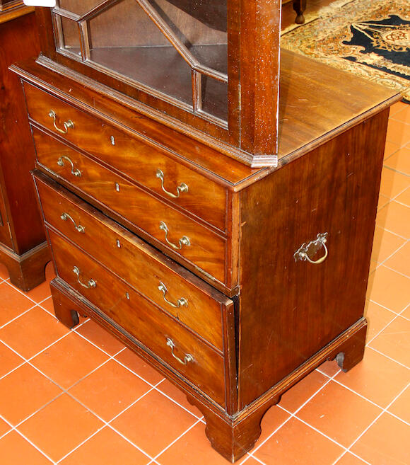 Bonhams A low mahogany as four dummy drawers, converted