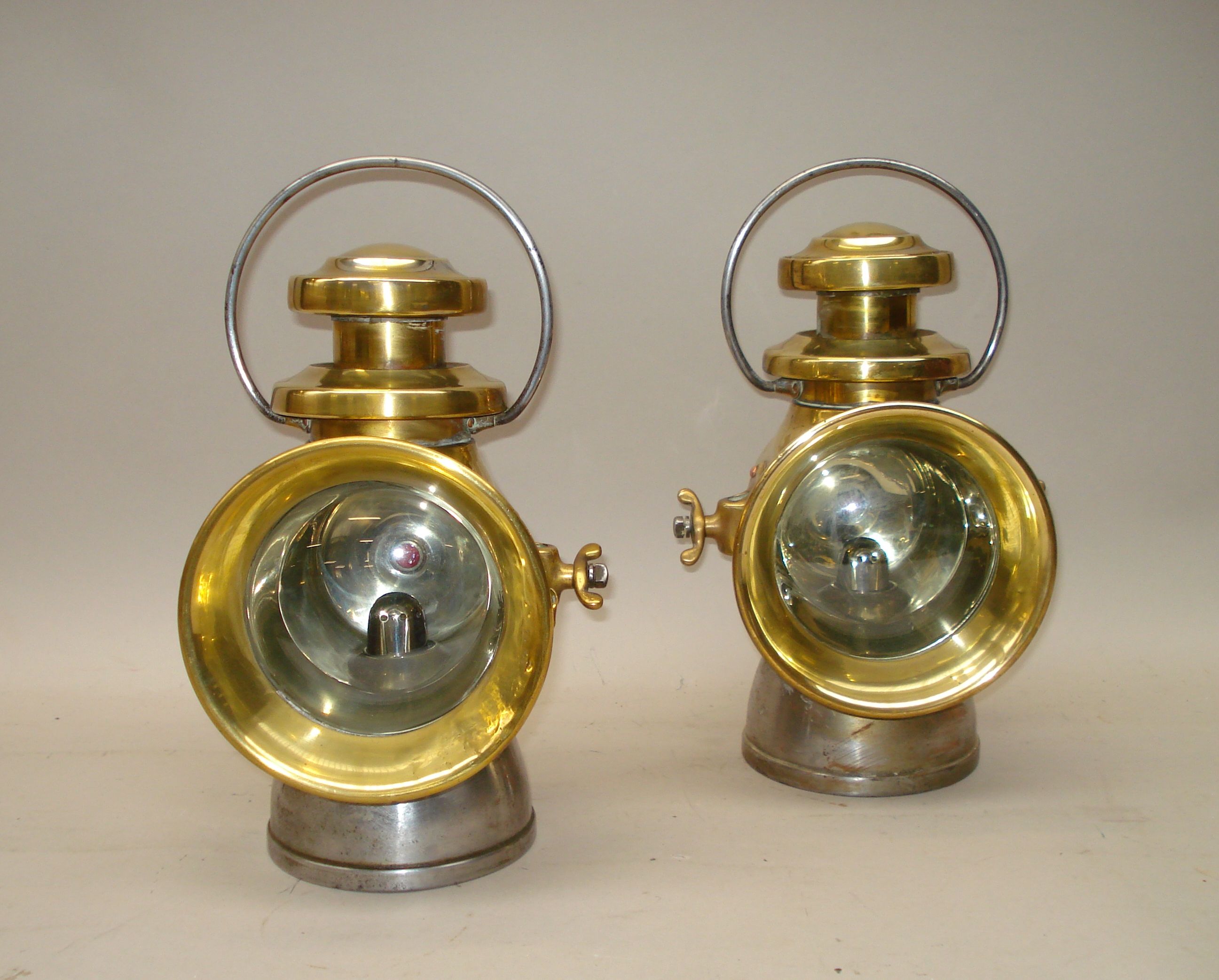 Bonhams Cars : A pair of Lucas King Of The Road oil illuminated lamps ...