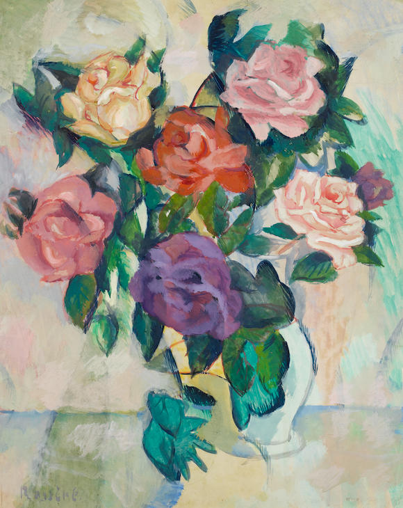 Bonhams : Vladimir Davidovich Baranoff-Rossiné (Russian, 1888-1944) Roses