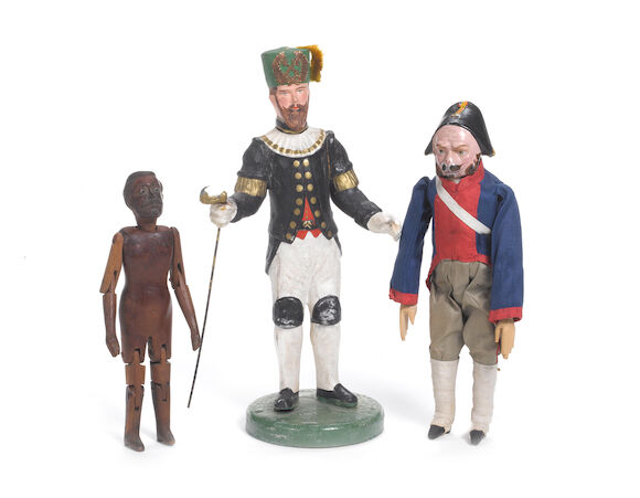 Bonhams : Early papier-mache monkey in French Napoleonic uniform 3