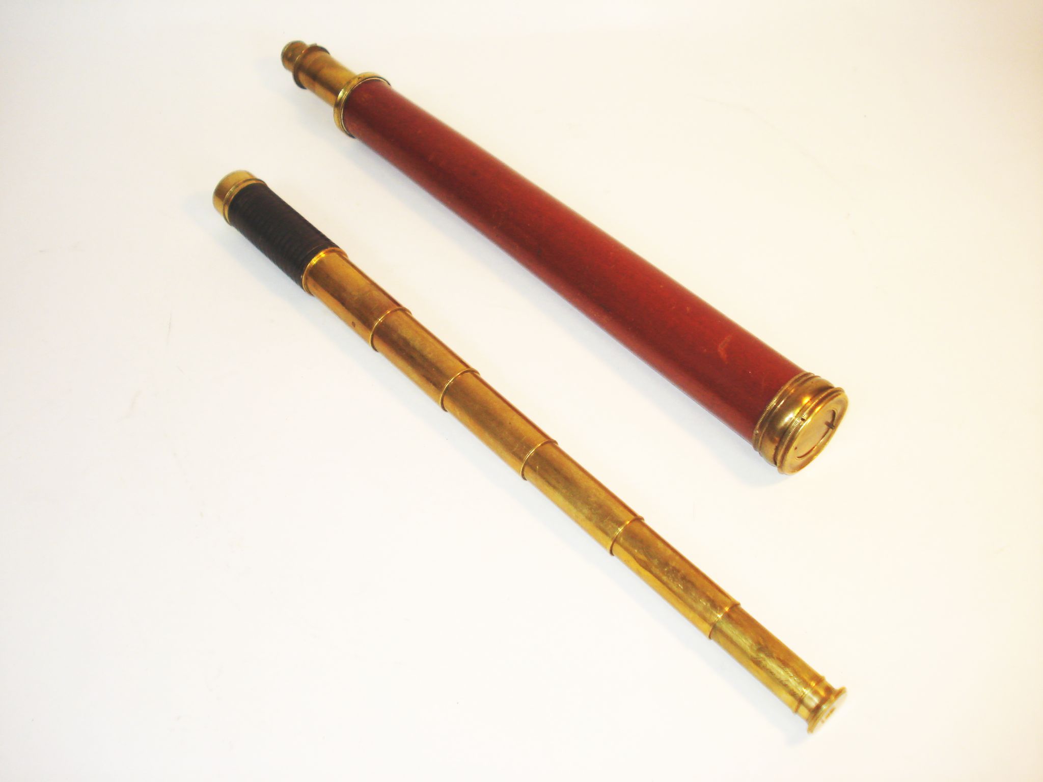 Bonhams Two handheld refracting telescopes, English, early 19th