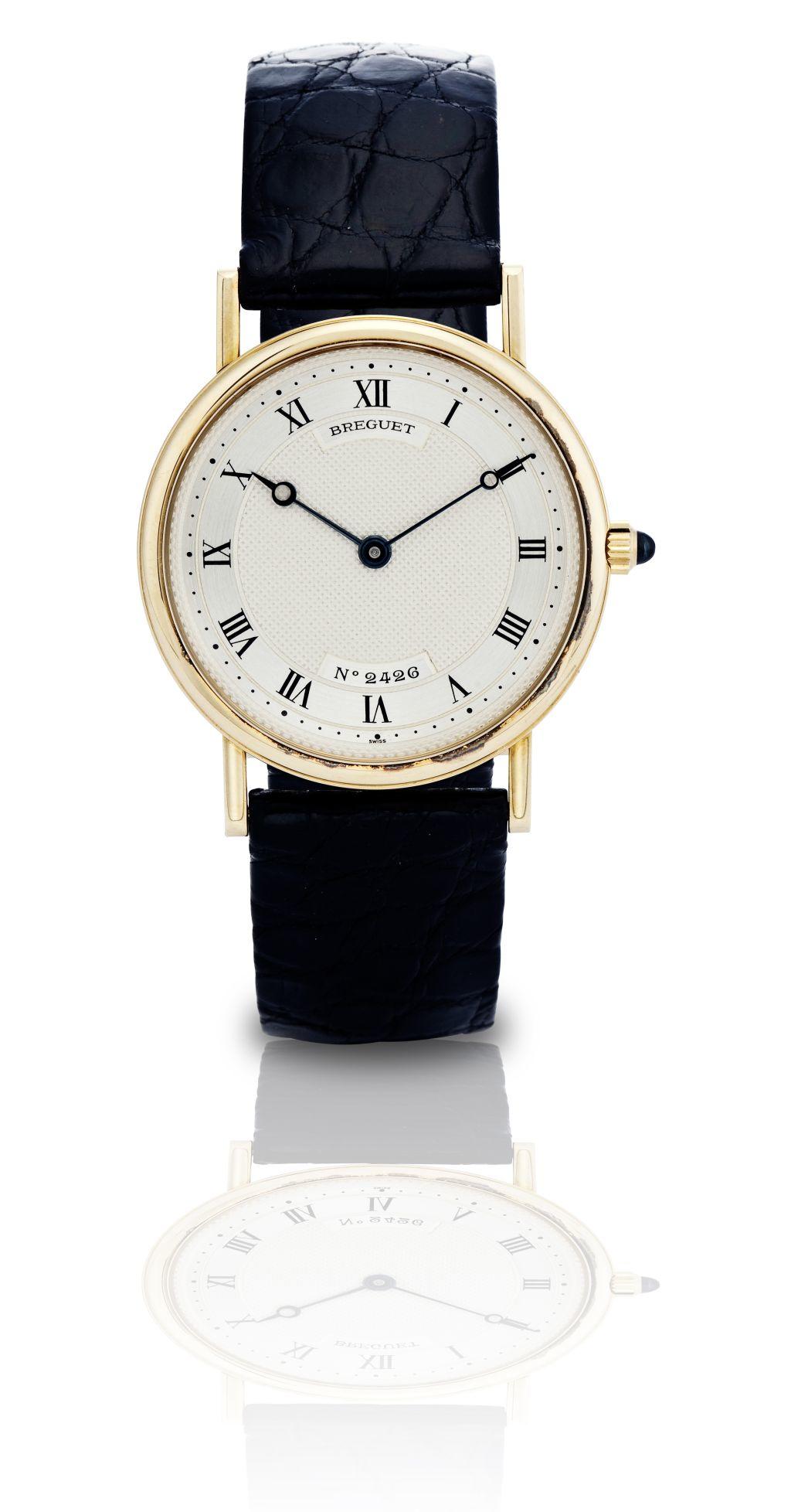 Bonhams Breguet. A fine 18ct gold manual wind