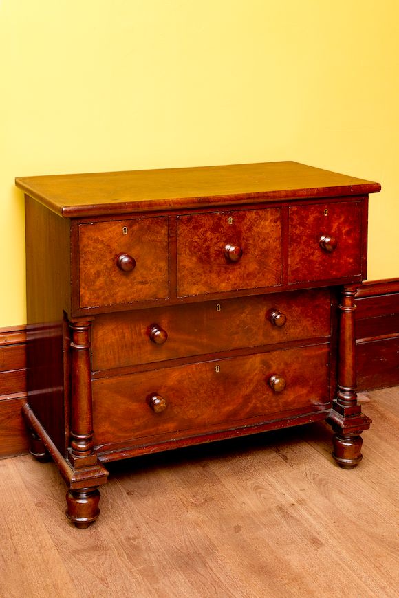 Bonhams An Australian burr cedar and cedar gentleman's chest of