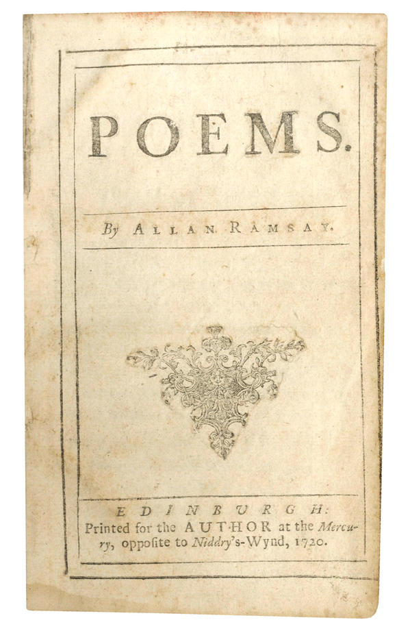 Bonhams : RAMSAY (ALLAN) Poems, sixth issue, Gibson's copy, 1720 ...