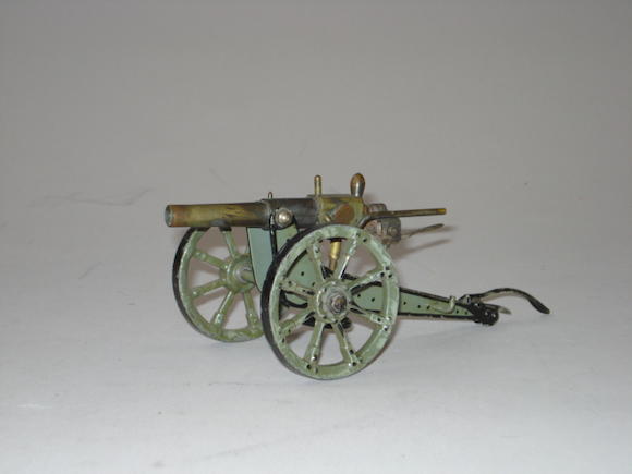 Bonhams : Marklin cast metal Field gun, circa 1905