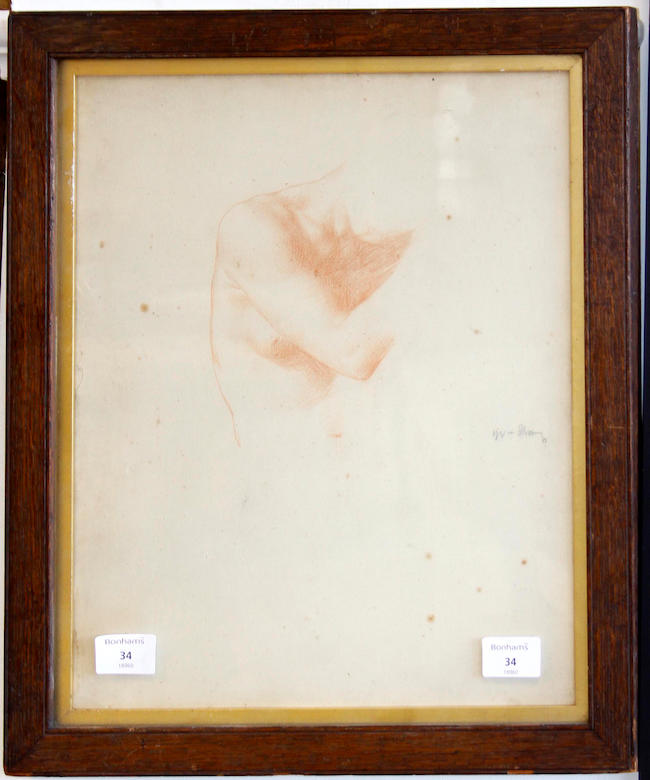 William Strang, RA RPE(British, 1859-1921)Study of a female torso