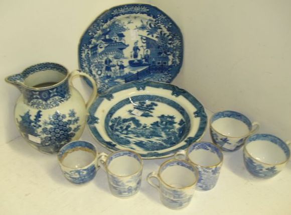 Bonhams : Six early 19th Century transfer printed pearlware bowls and ...