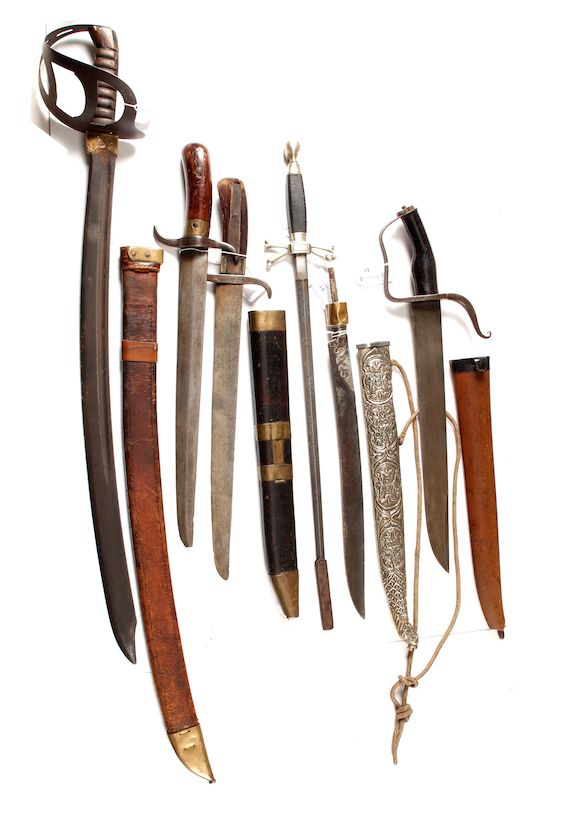 Bonhams Five Various Edged Weapons