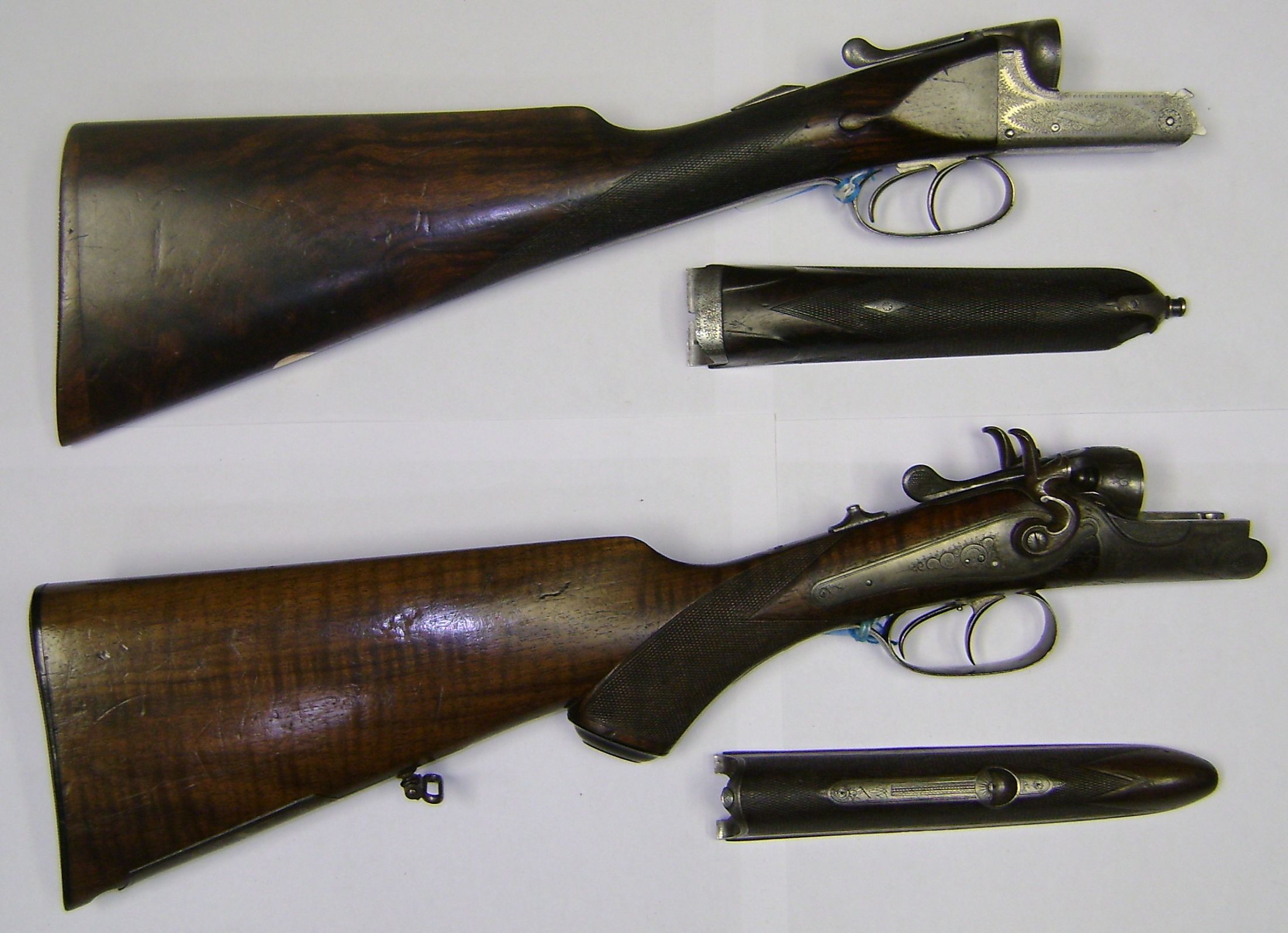 PARTS OF A 16BORE BOXLOCK EJECTOR GUN BY G.E. LEWIS auctions & price