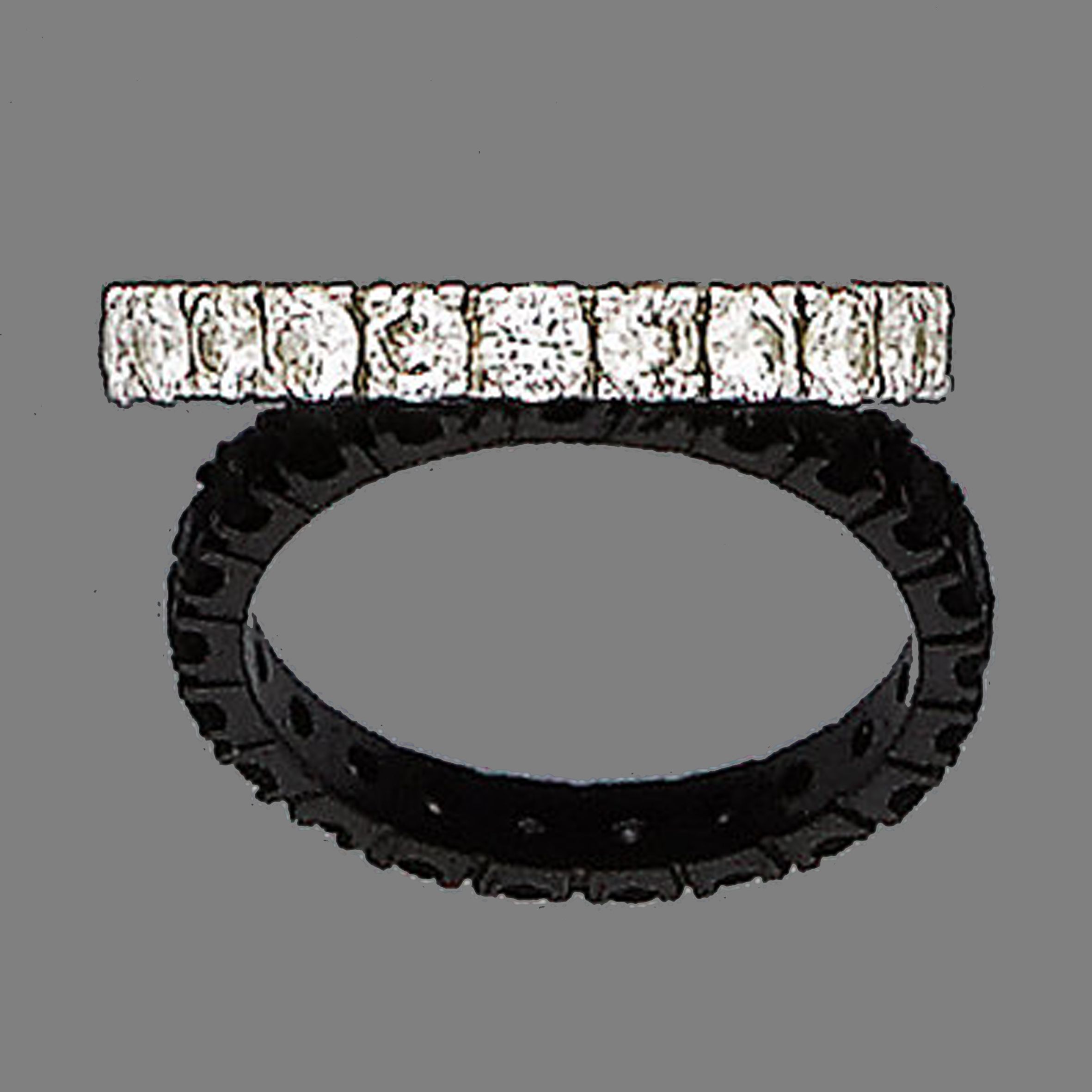 A diamond eternity ring