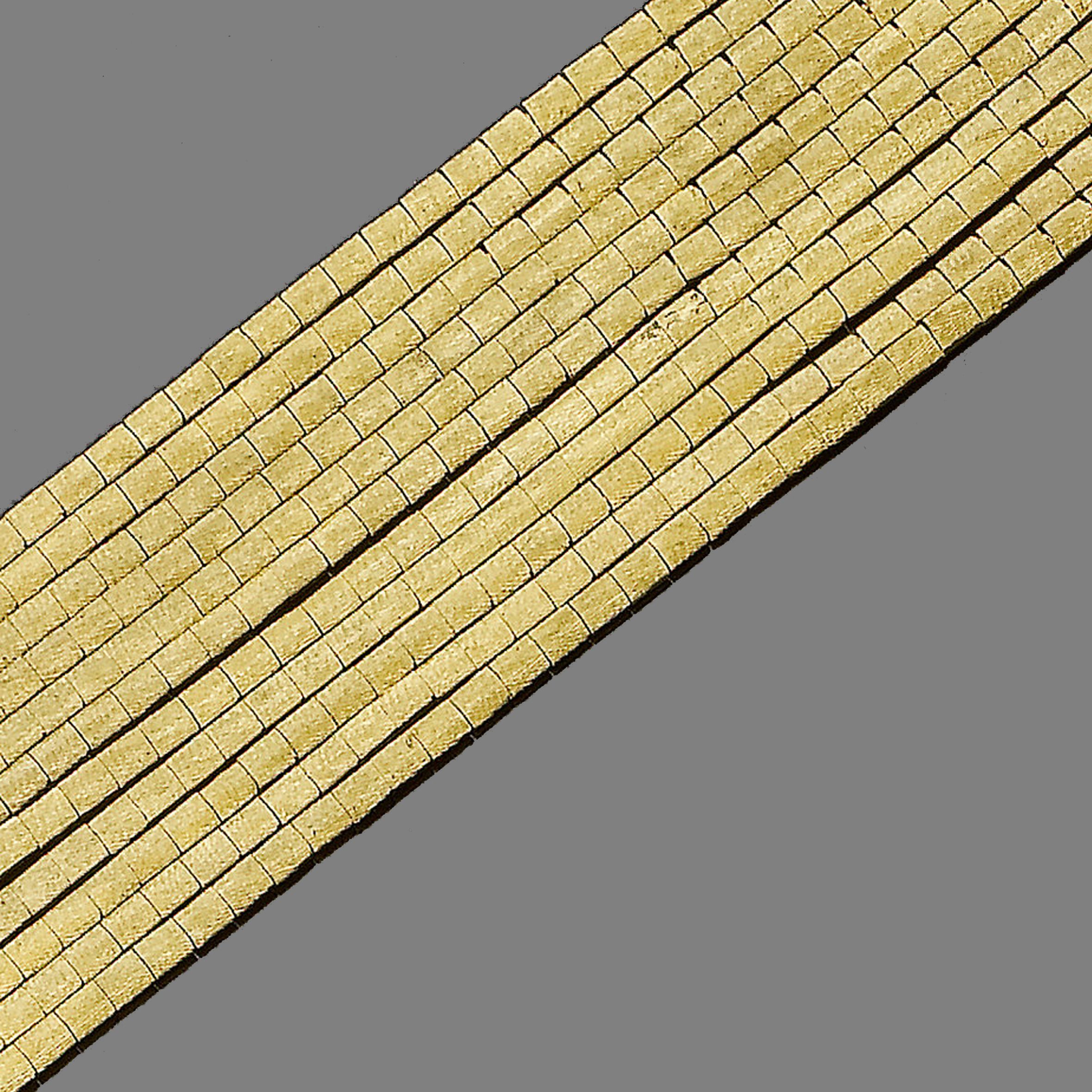 A multi-strand necklace