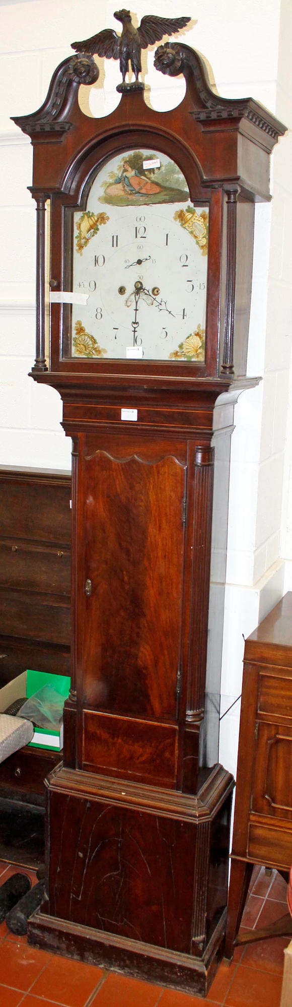 Bonhams A George Iii Mahogany Longcase Clock