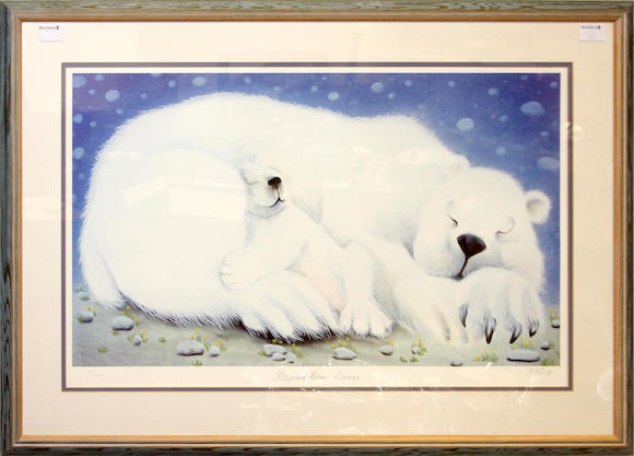 Bonhams : Mackenzie Thorpe (British, born 1956) Sleeping Bear Dunes,