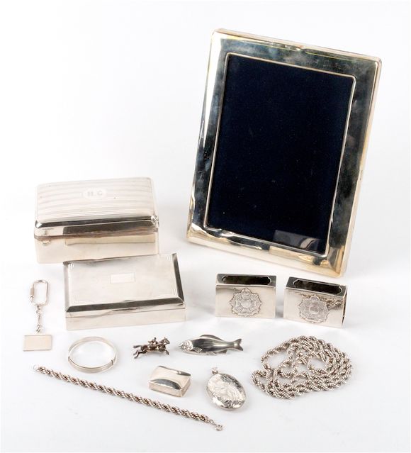 Bonhams A silver mounted photograph frame By Carr's of Sheffield Ltd, Sheffield, 1987, (13)