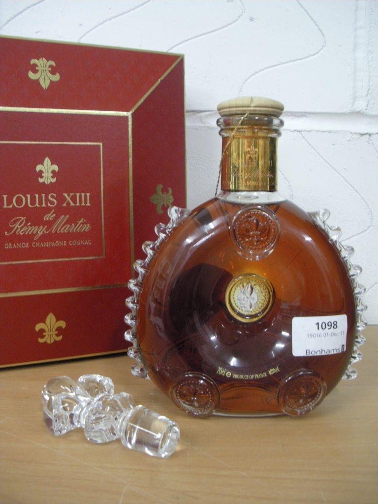 Remy Martin Louis XIII Grande Champagne Cognac Decanter With Stopper & Box
