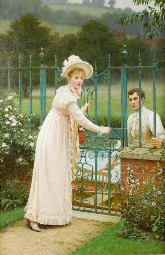 Bonhams : Edmund Blair Leighton, ROI (British, 1853-1922) Where there's ...