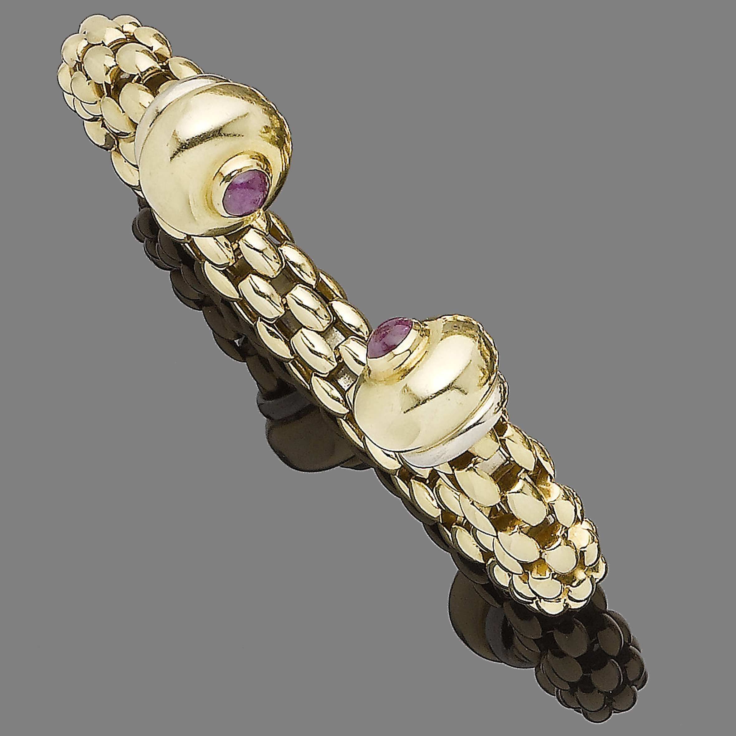 A ruby-set bangle