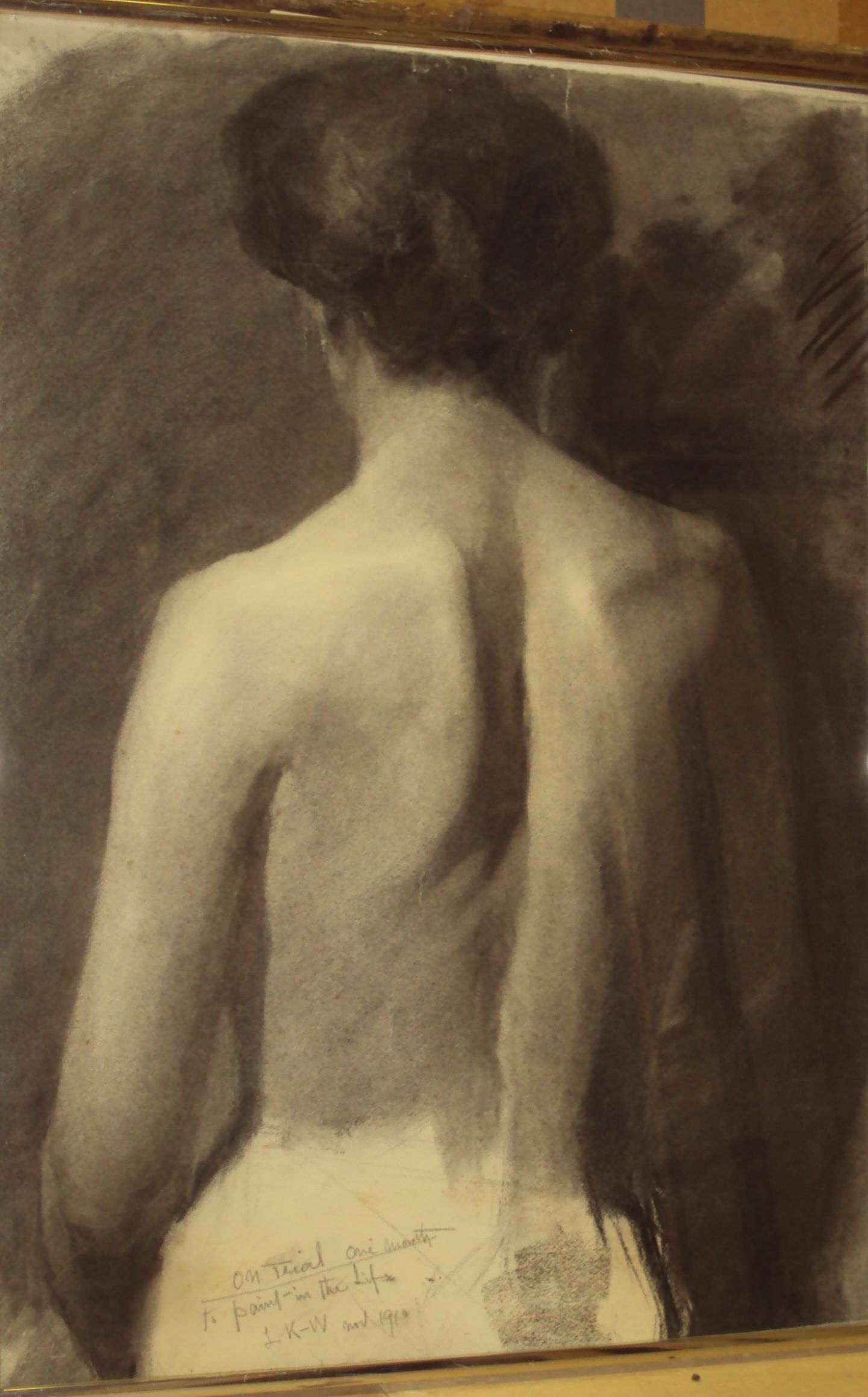 Bonhams Studio of Lucy Kemp Welch (British, 1869 1958) Back view of a
