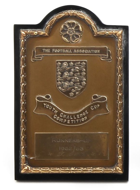 Bonhams 1962/63 F.A. Youth Challenge cup runners up trophy