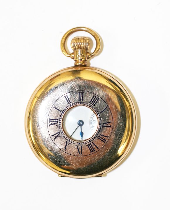 1920 Rare Solid Silver Waltham Half Hunter - Extra Heavy 2oz English Case - 17 Jewel Bartlett Movement