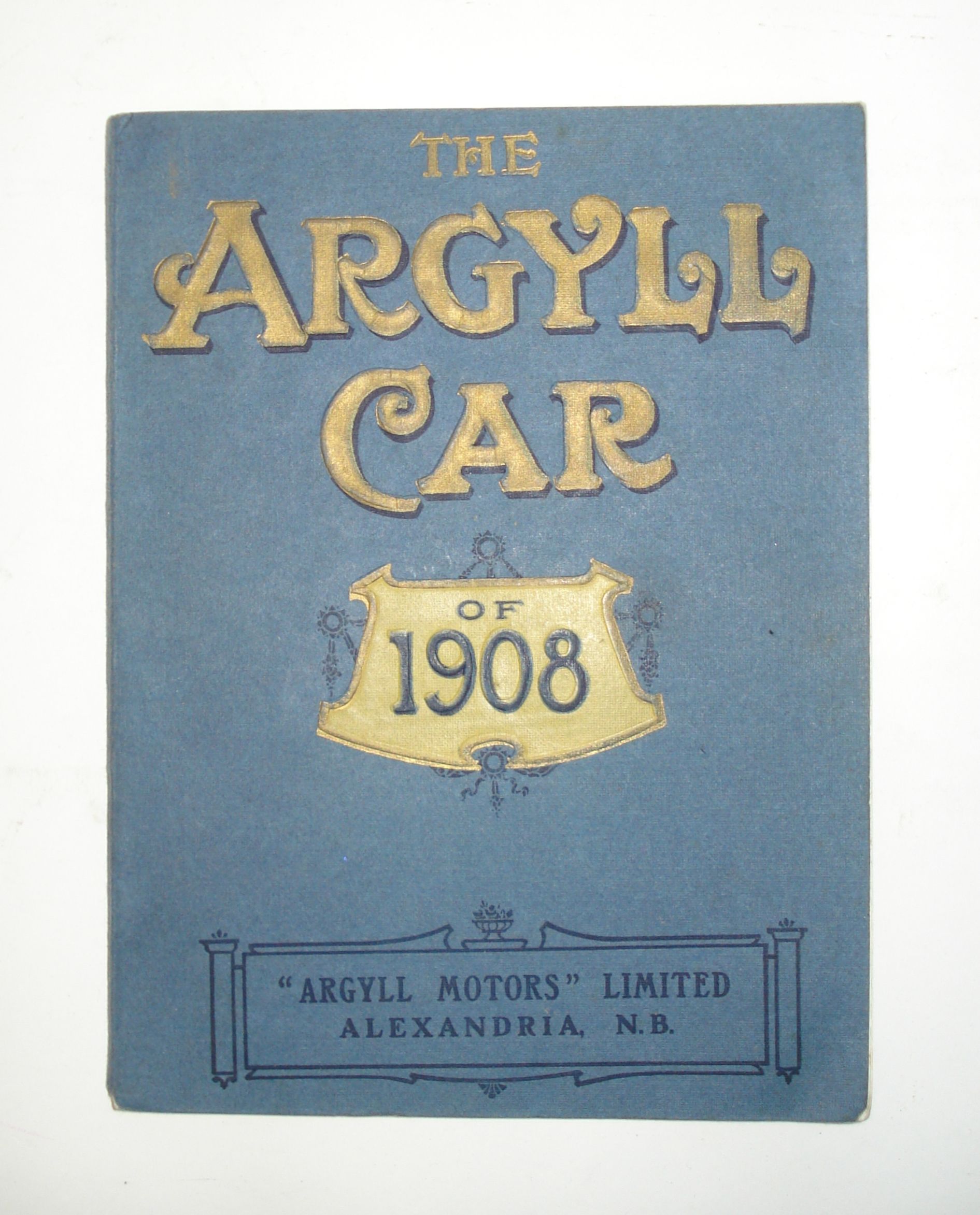 Bonhams Cars 'The Argyll Car of 1908' catalogue,