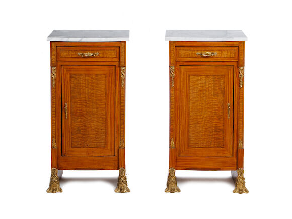 Bonhams : A pair of Baltic early 20th century gilt metal mounted ...