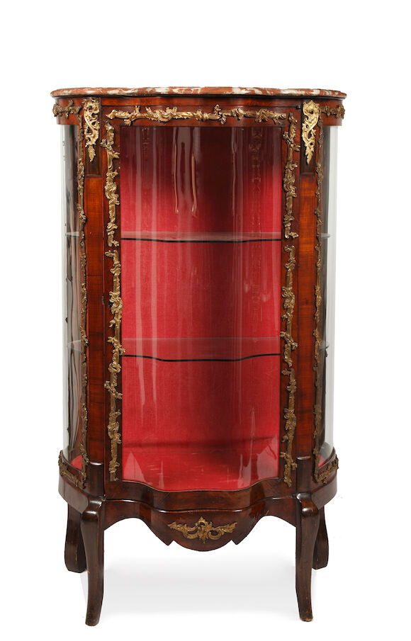 Bonhams : A late 19th Century French rosewood and gilt brass mounted ...
