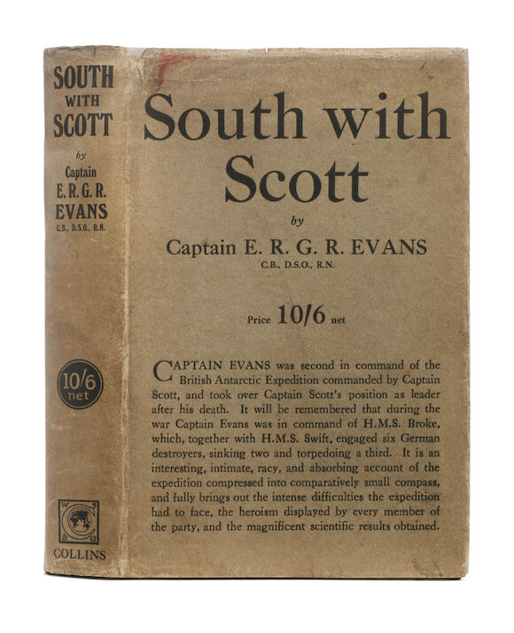 Bonhams : EVANS (EDWARD R. G. R.) South with Scott, FIRST EDITION, W ...